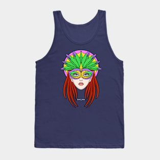 Mardi Gras Woman Tank Top